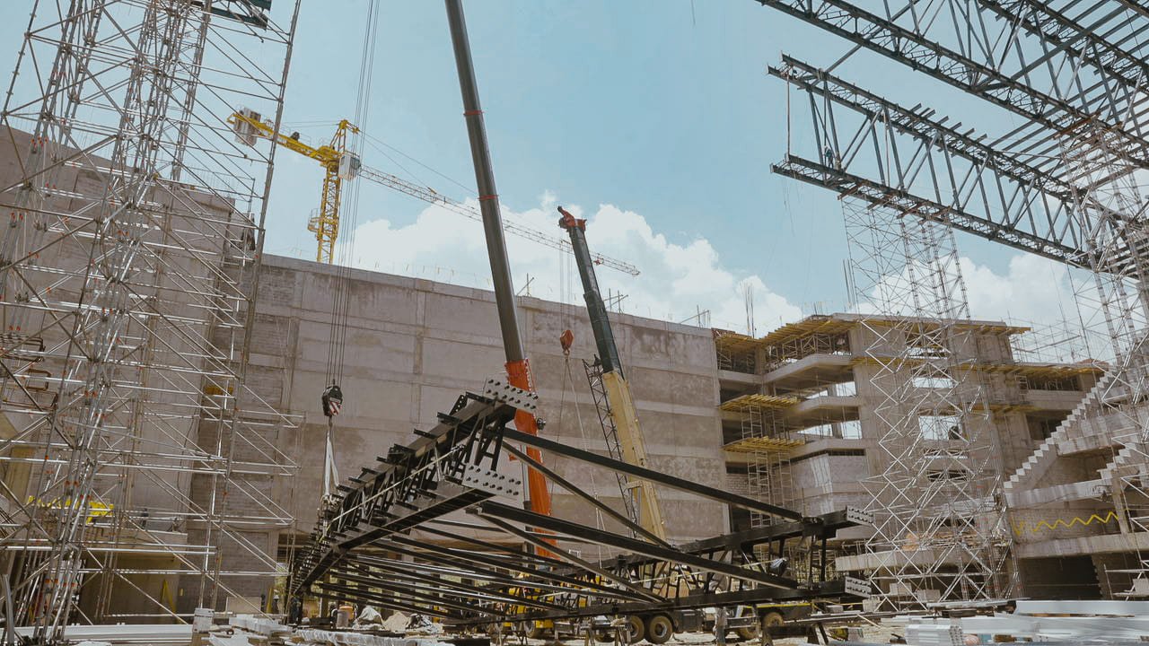 Estructura en construcción